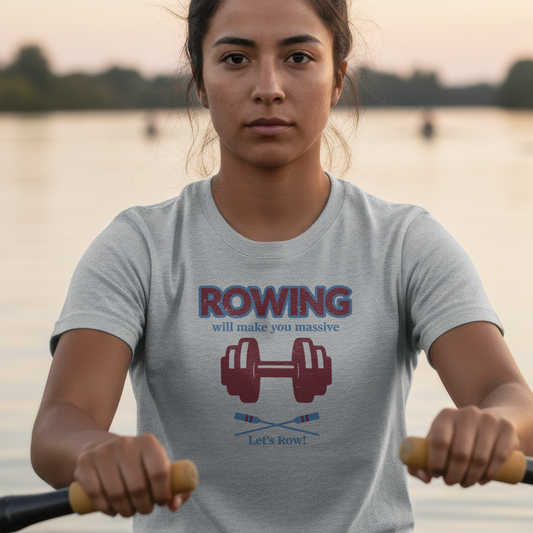 Rowing Will Make You Massive | Premium Rowing Tee