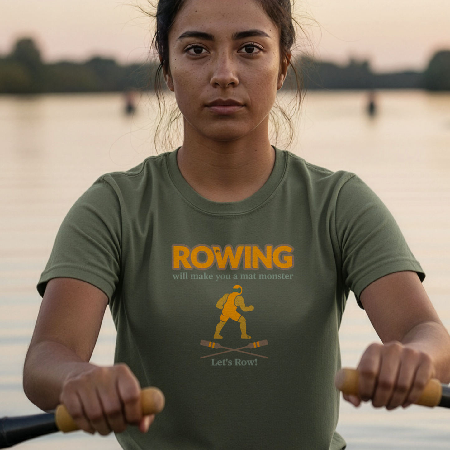 Rowing Will Make You a Mat Monster | Premium Rowing Tee