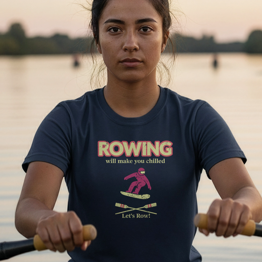 Rowing Will Make You Chilled — Premium Rowing Tee