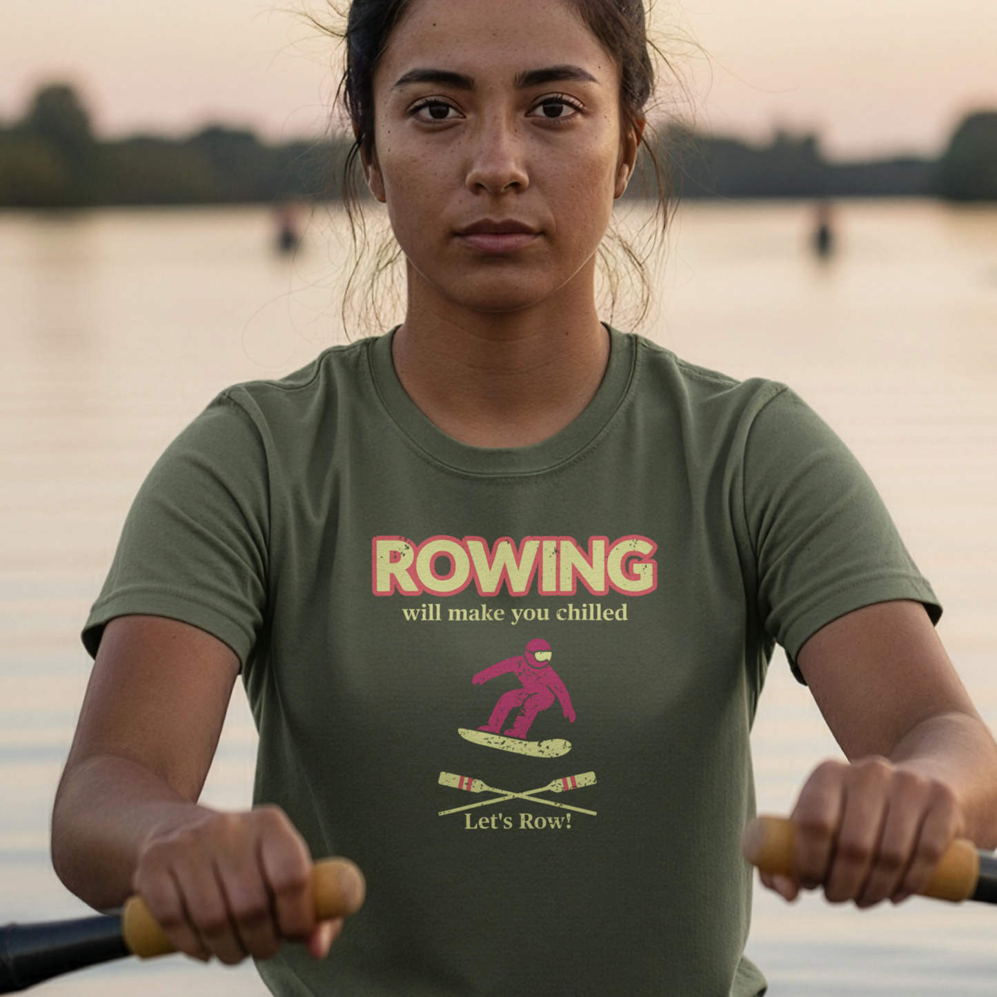 Rowing Will Make You Chilled — Premium Rowing Tee