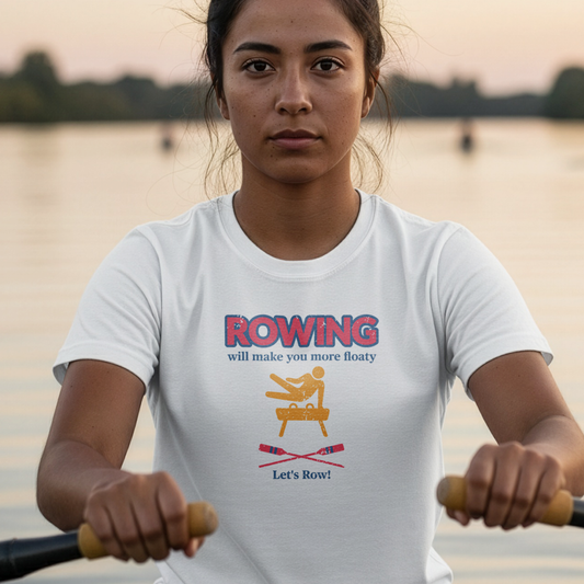 Rowing Will Make You Floaty — Premium Rowing Tee