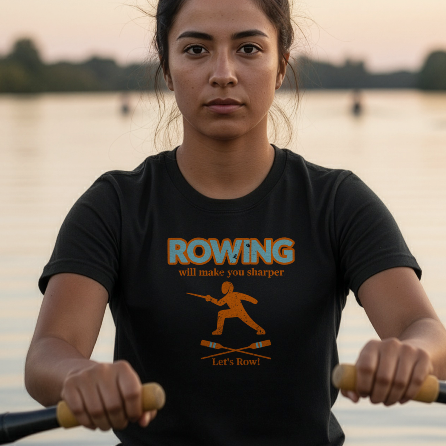 Rowing Will Make You Sharper | Premium Rowing Tee
