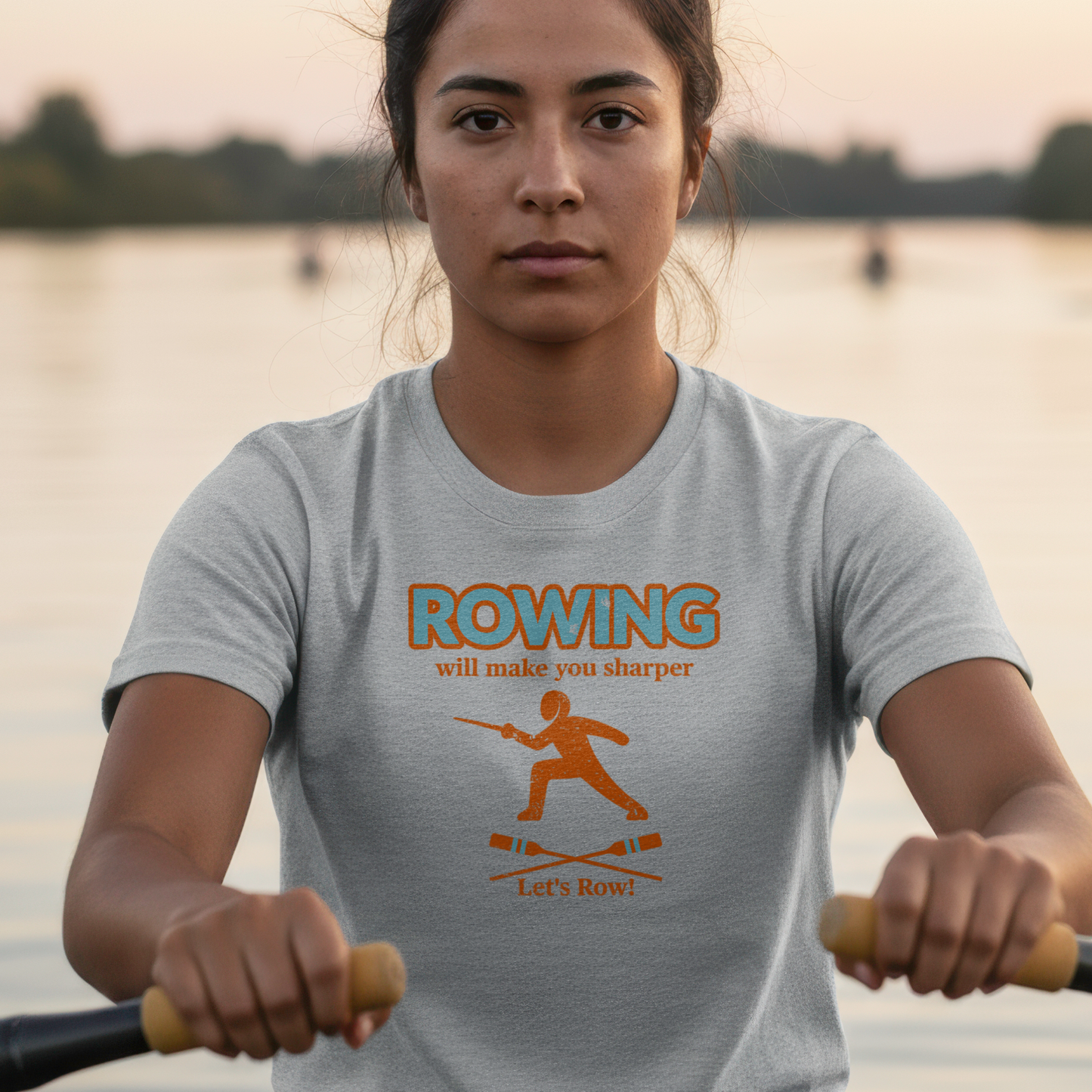 Rowing Will Make You Sharper | Premium Rowing Tee