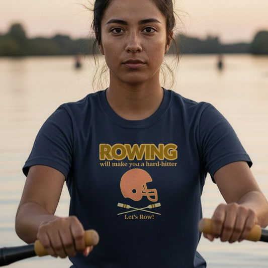 Rowing Will Make You a Hard Hitter — Premium Rowing Tee