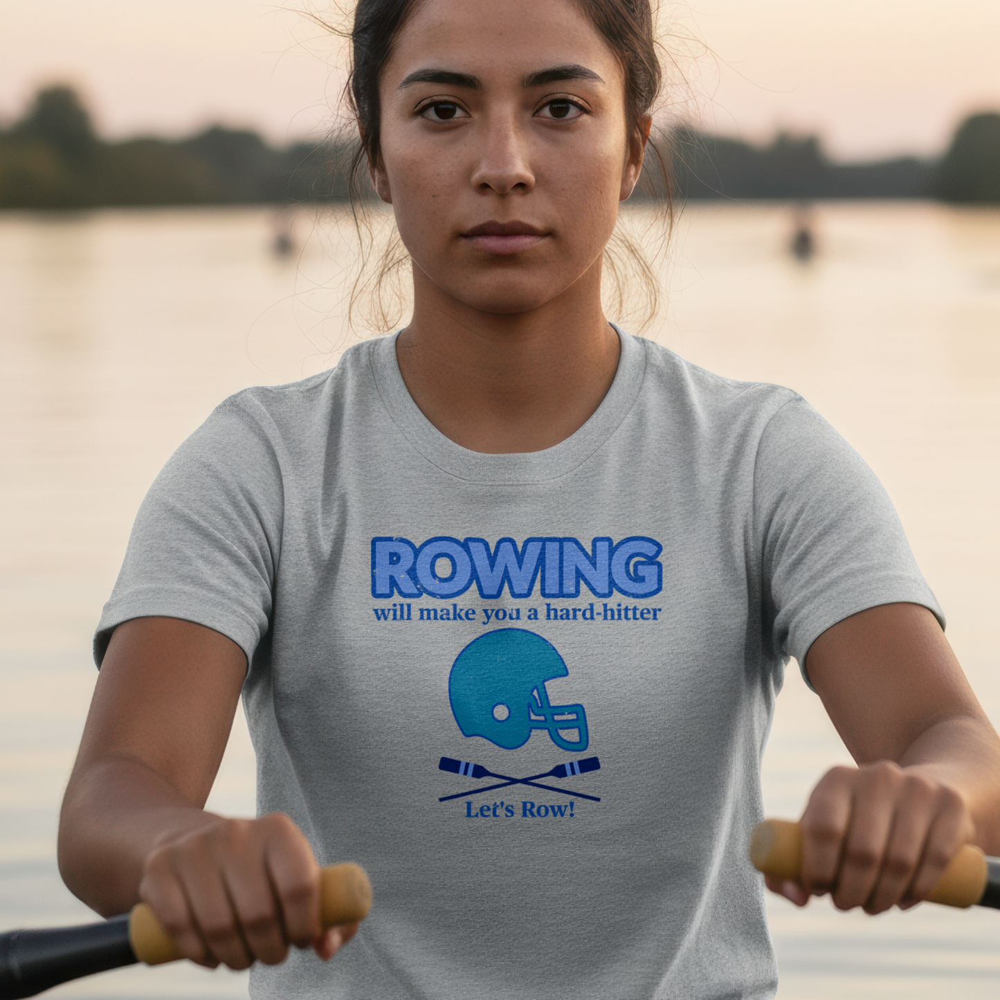 Rowing Will Make You a Hard Hitter — Premium Rowing Tee