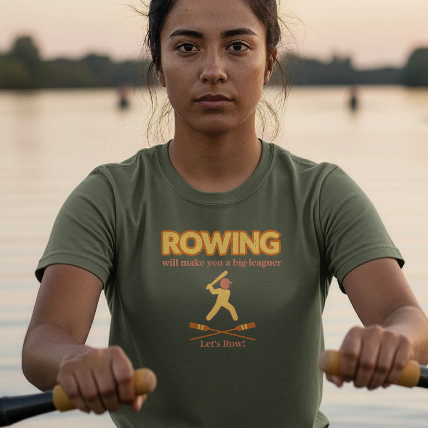 Rowing Will Make You Big League — Premium Rowing Tee