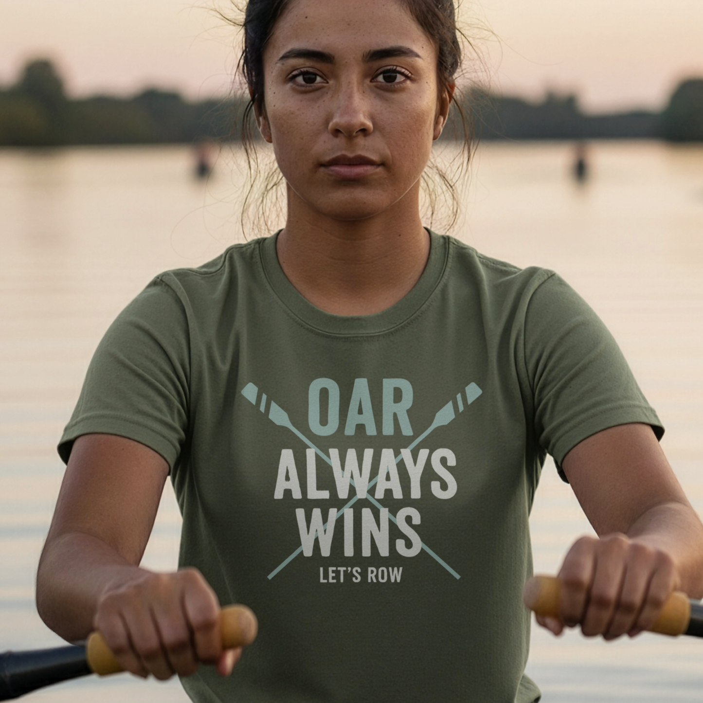Oar Always Wins | Premium Rowing Tee