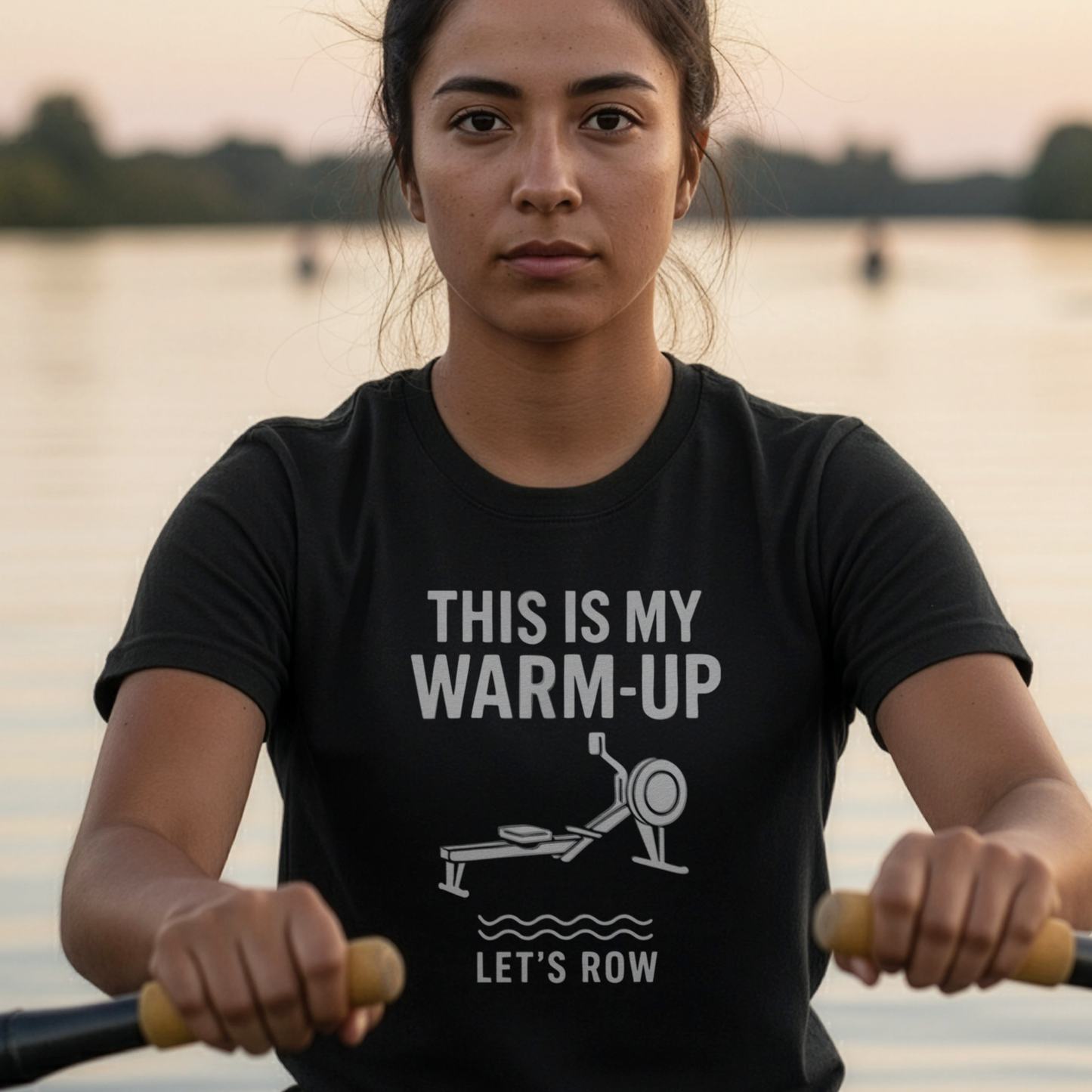 This Is My Warm Up | Premium Rowing Tee