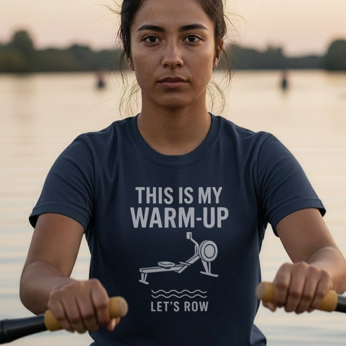 This Is My Warm Up | Premium Rowing Tee