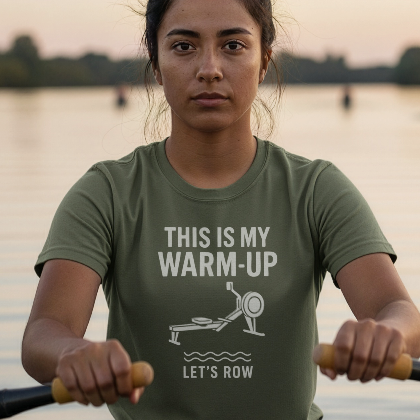This Is My Warm Up | Premium Rowing Tee