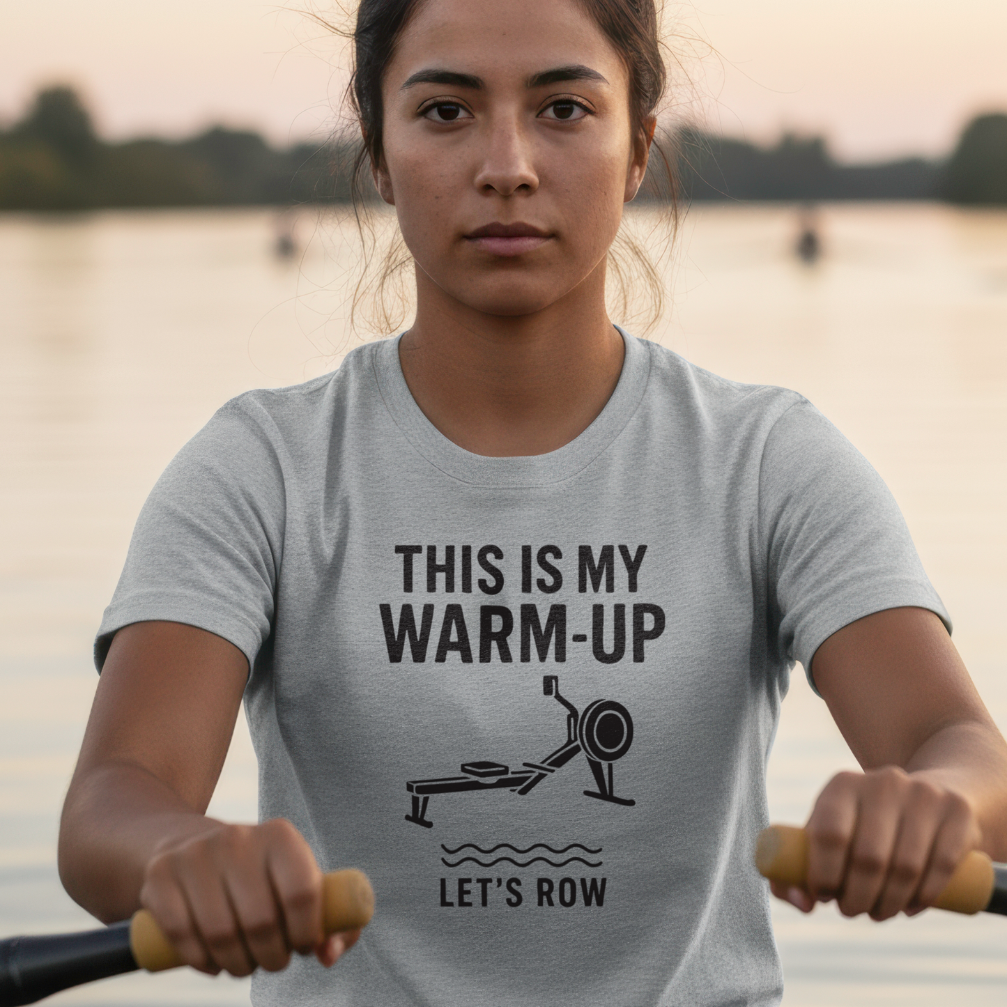 This Is My Warm Up | Premium Rowing Tee