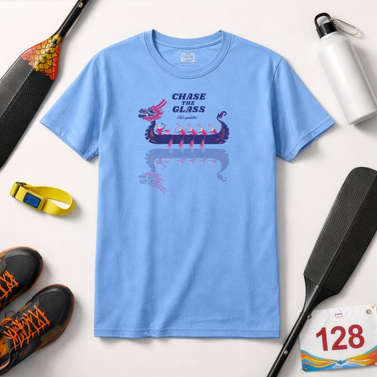 Chase the Glass Dragon Boat T-Shirt | Premium Paddling Tee
