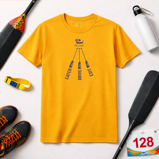 Catch Drive Exit Dragon Boat T-Shirt | Premium Paddling Tee