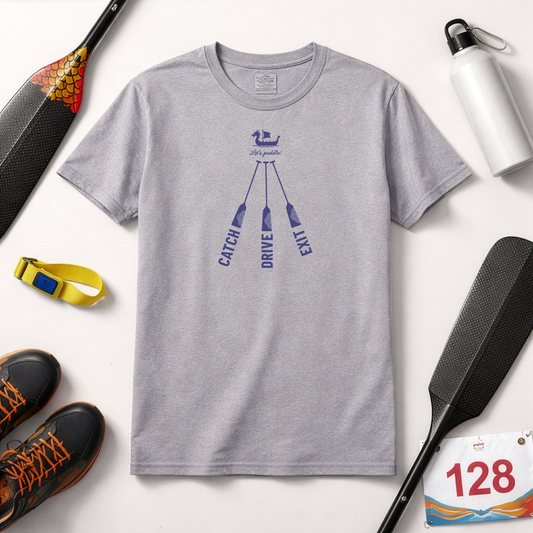 Catch Drive Exit Dragon Boat T-Shirt | Premium Paddling Tee