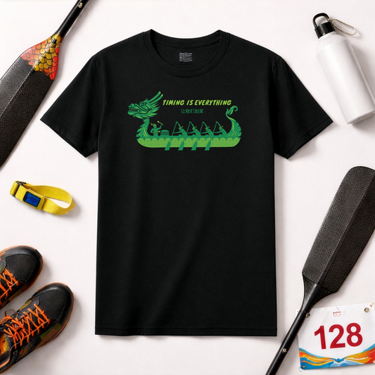 Timing Is Everything | Dark Edition | Premium Paddling Tee