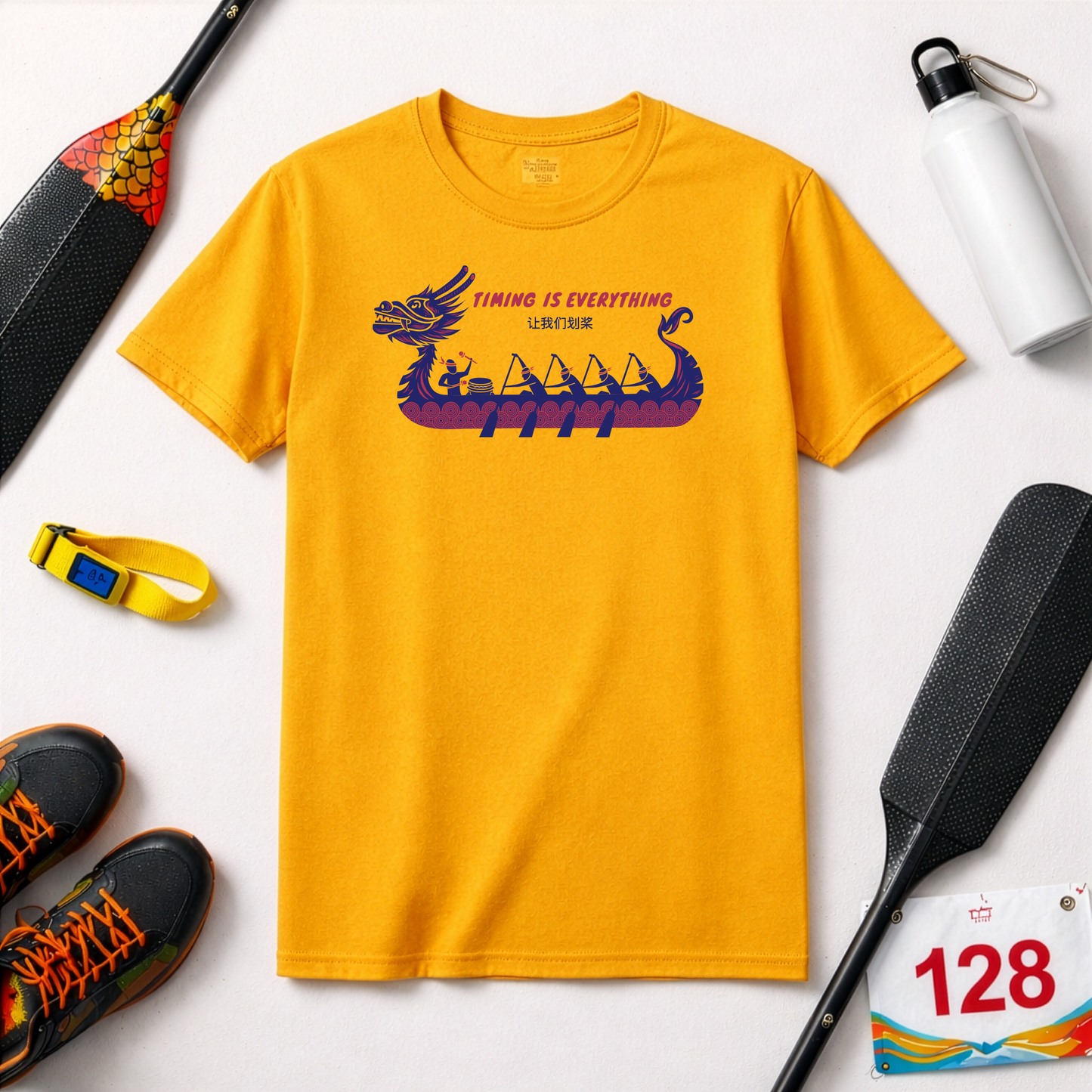 Timing Is Everything | Dark Edition | Premium Paddling Tee