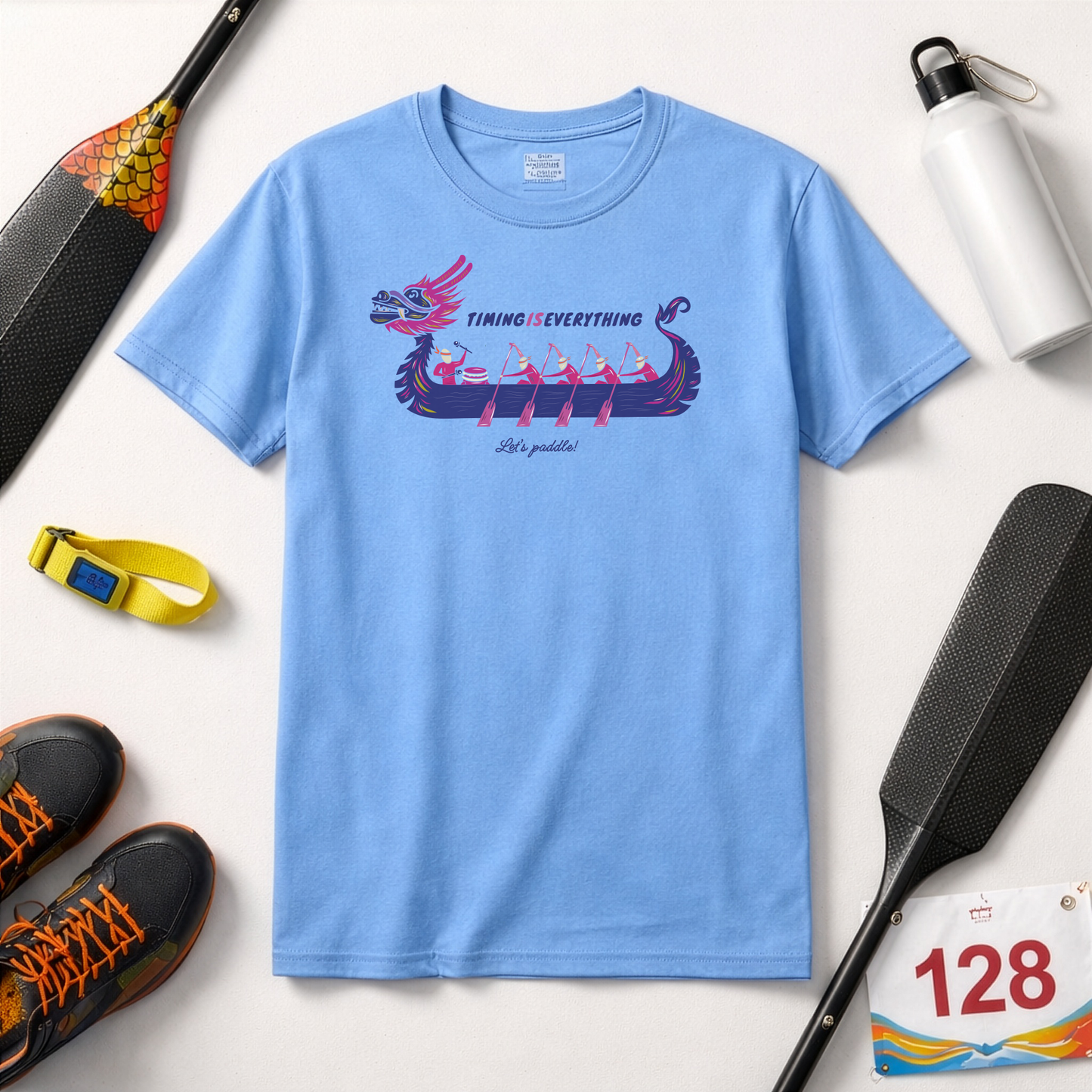 Timing Is Everything | Dragon Boat Edition | Premium Paddling Tee