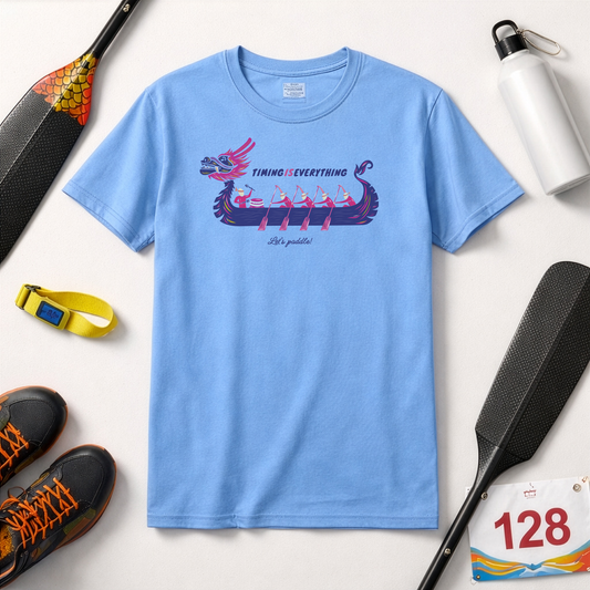 Timing Is Everything | Dragon Boat Edition | Premium Paddling Tee