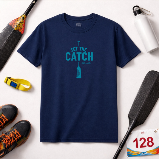 Set The Catch Dragon Boat T-Shirt | Premium Paddling Tee