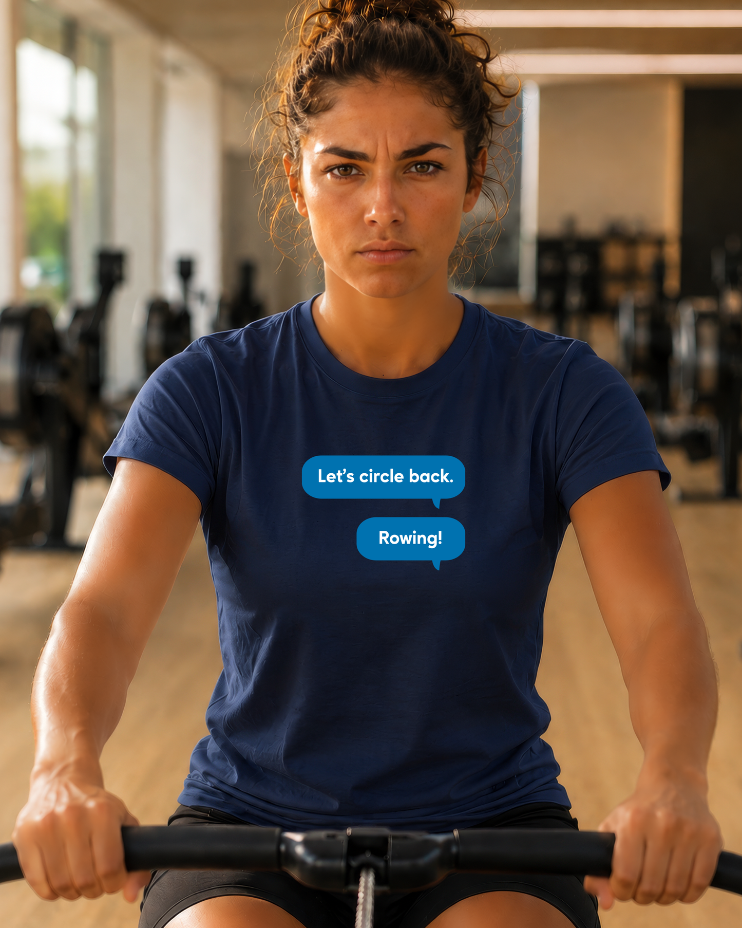 Circle Back | Text Message Edition | Premium Rowing Tee