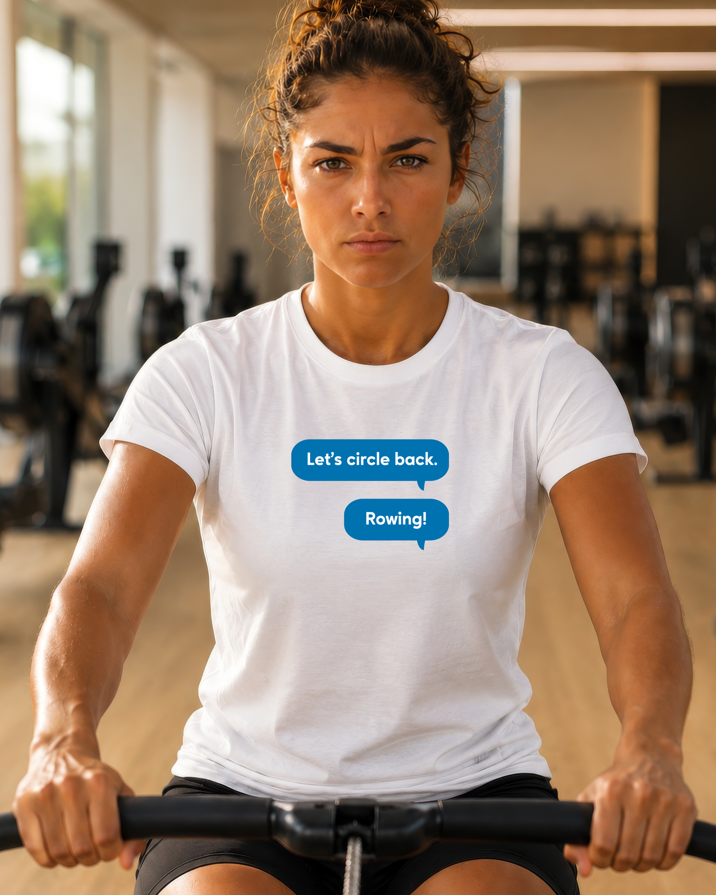 Circle Back | Text Message Edition | Premium Rowing Tee