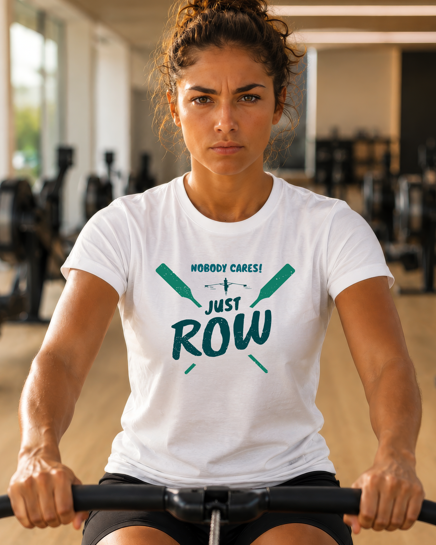 Nobody Cares. Just Row. | Premium Rowing Tee