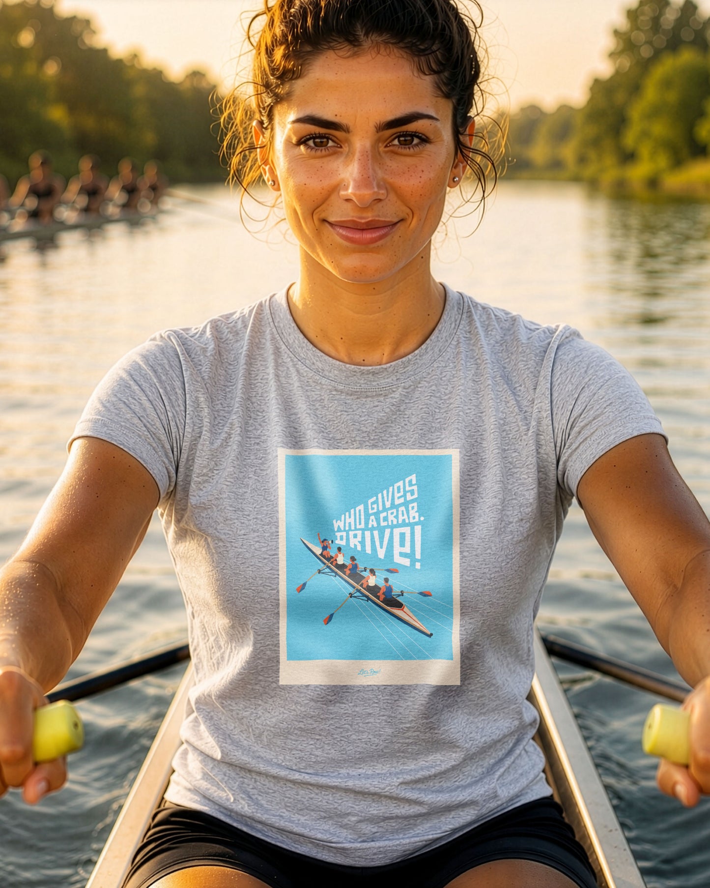 Who Gives a Crab. Drive! | Premium Rowing Tee