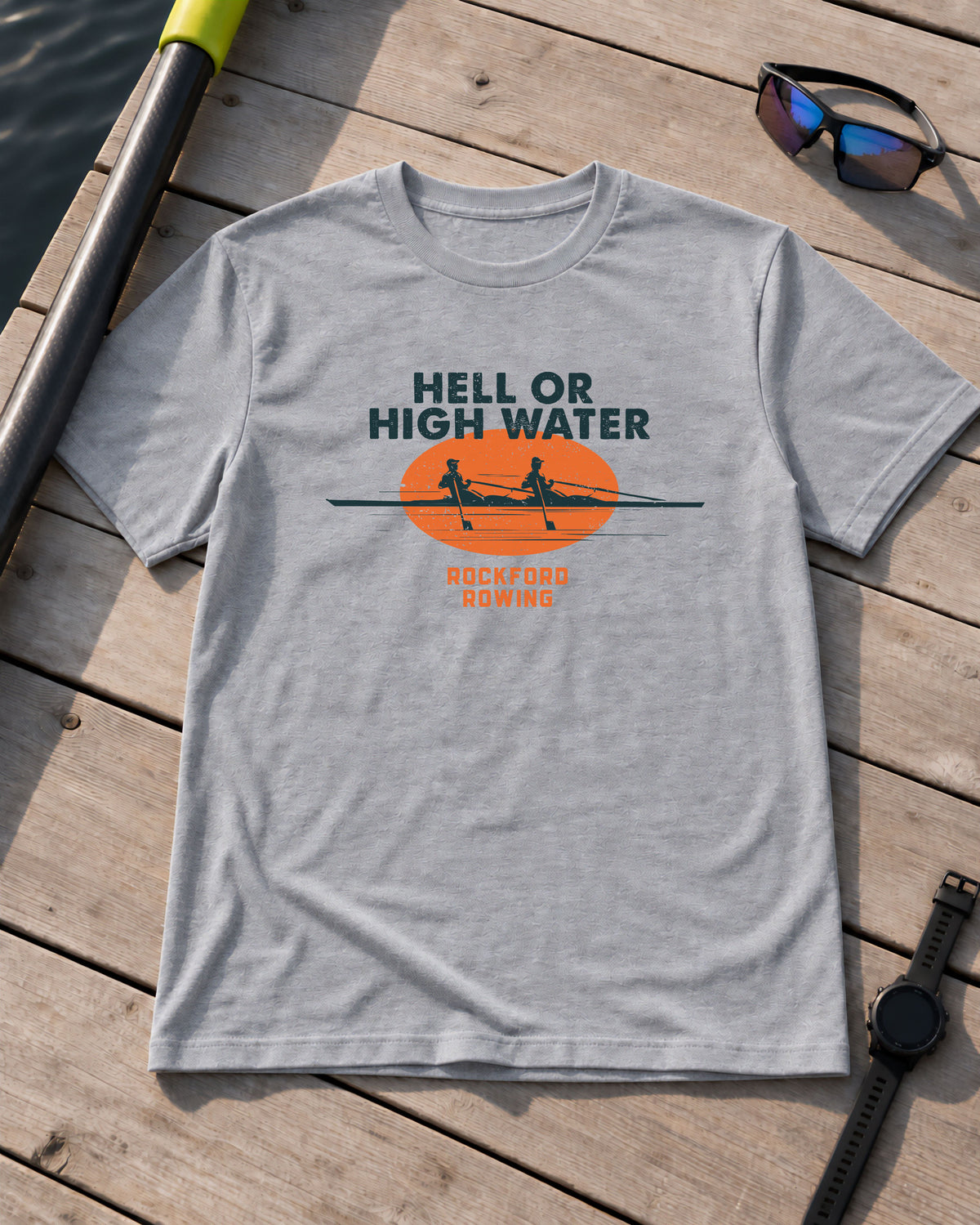 Hell or High Water | Premium Rowing Tee - RR