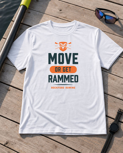 Move Or Get Rammed | Premium Rowing Tee - RR