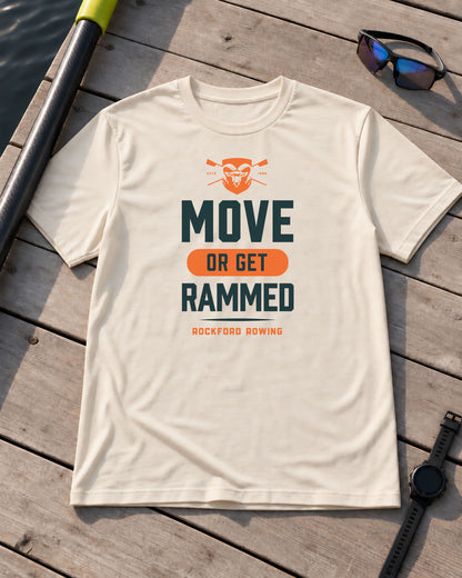 Move Or Get Rammed | Premium Rowing Tee - RR