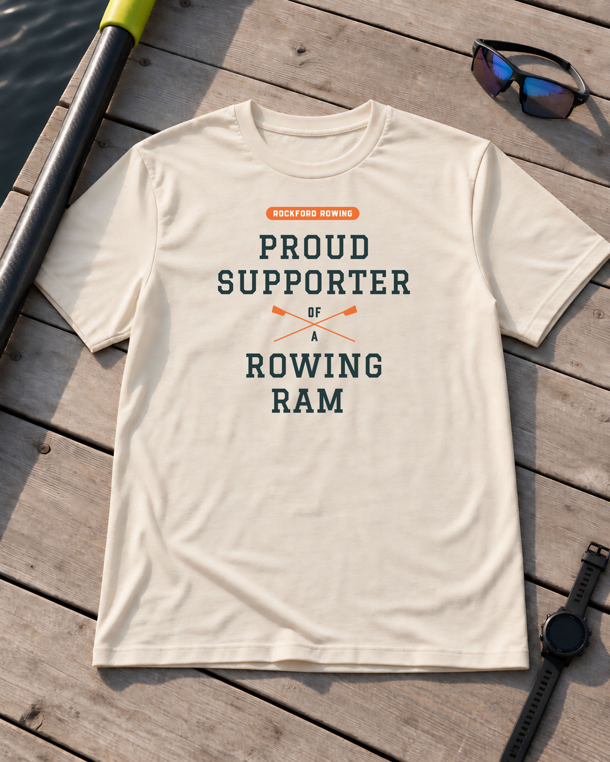 Proud Supporter of a Rowing Ram | Premium Rowing Tee - RR