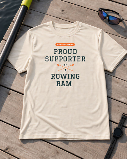 Proud Supporter of a Rowing Ram | Premium Rowing Tee - RR