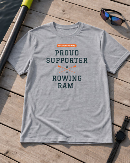 Proud Supporter of a Rowing Ram | Premium Rowing Tee - RR