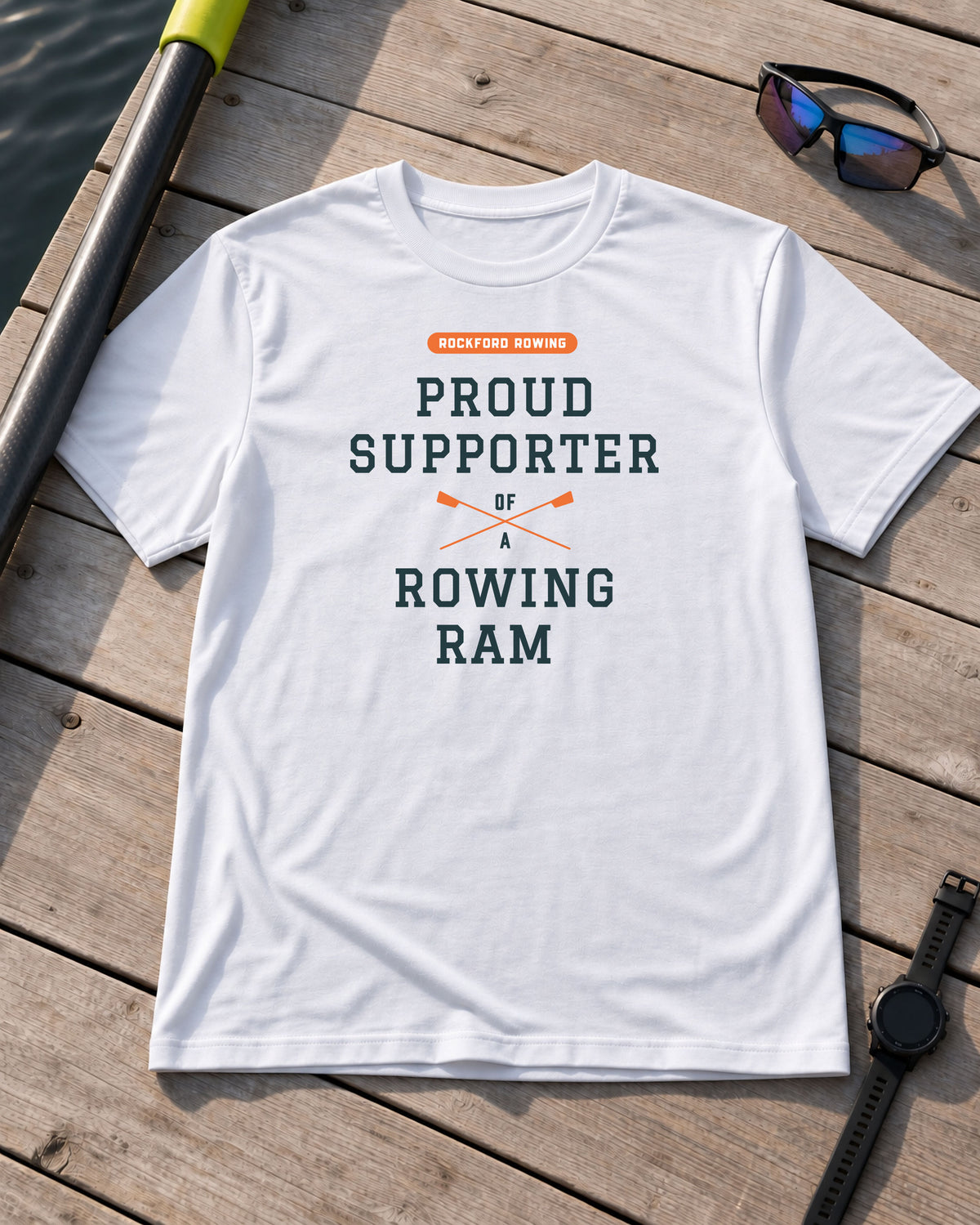 Proud Supporter of a Rowing Ram | Premium Rowing Tee - RR
