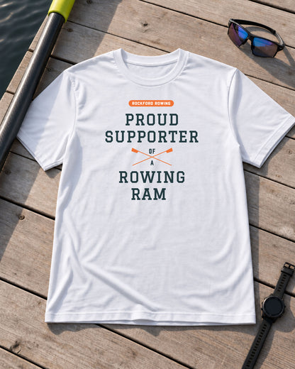 Proud Supporter of a Rowing Ram | Premium Rowing Tee - RR
