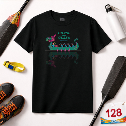 Chase the Glass Dragon Boat T-Shirt | Premium Paddling Tee - RR