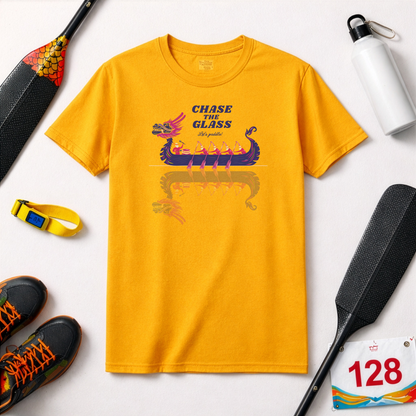 Chase the Glass Dragon Boat T-Shirt | Premium Paddling Tee - RR