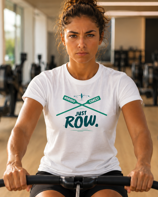 Nobody Cares. Just Row. | Crossed Oars Edition | Premium Rowing Tee - RR