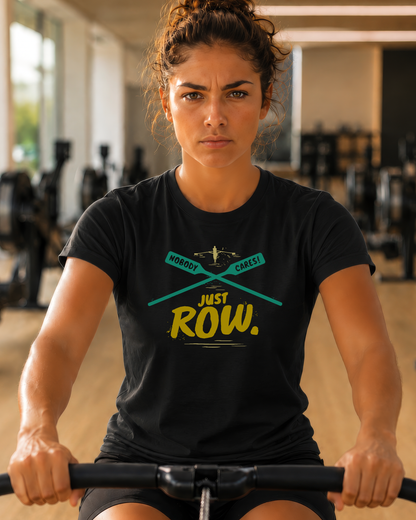 Nobody Cares. Just Row. | Crossed Oars Edition | Premium Rowing Tee - RR