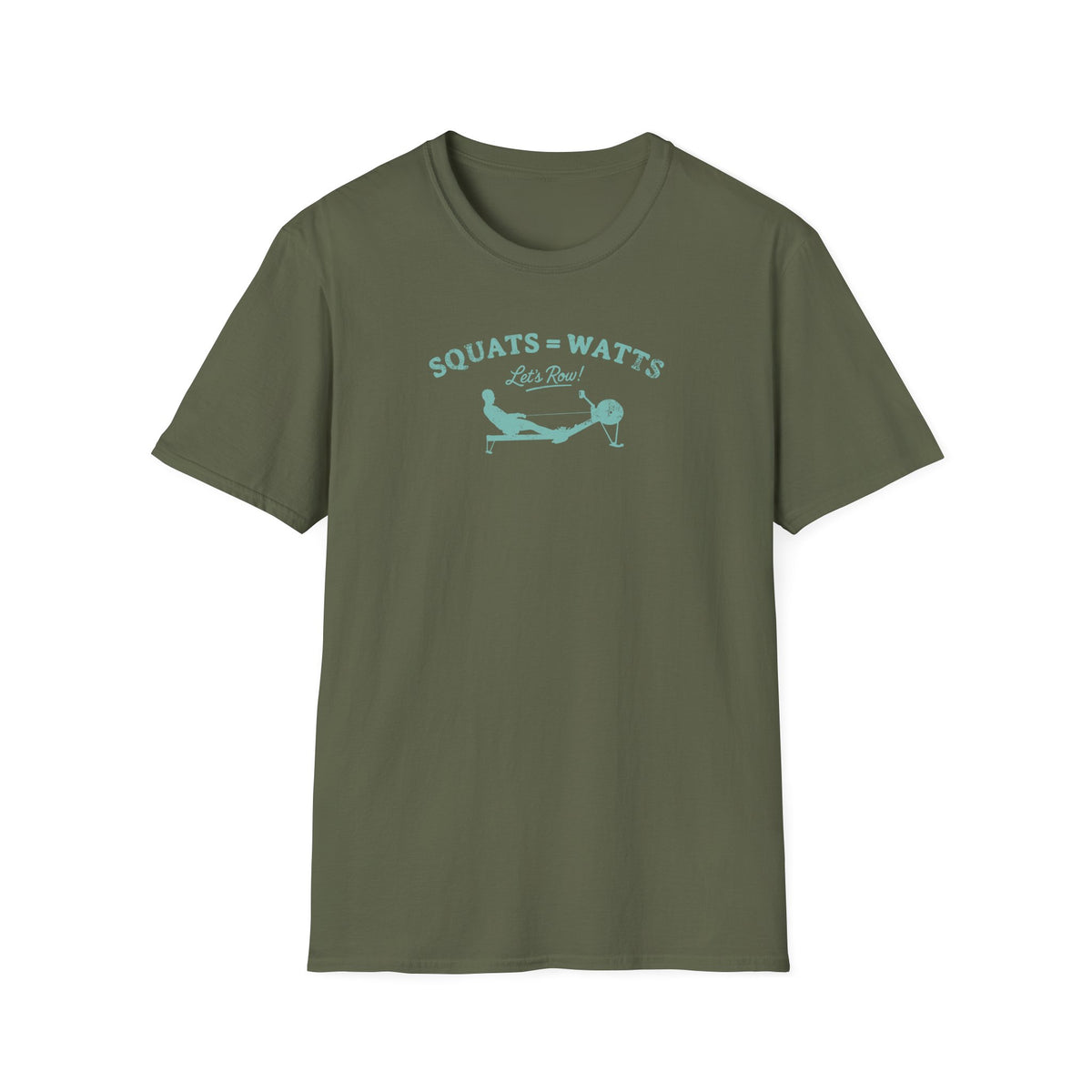 Squats = Watts | Premium Rowing Tee - RR