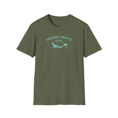 Squats = Watts | Premium Rowing Tee - RR