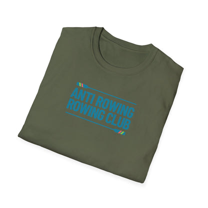 Anti Rowing Rowing Club — Stripe Oar Edition | Premium Rowing Tee
