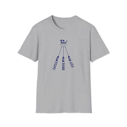 Catch Drive Exit Dragon Boat T-Shirt | Premium Paddling Tee