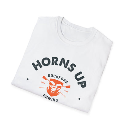 Horns Up Oars In | Premium Rowing Tee - RR