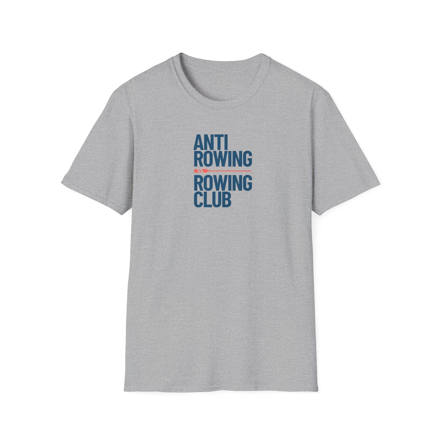 Anti Rowing Rowing Club — Coral Blade Edition | Premium Rowing Tee