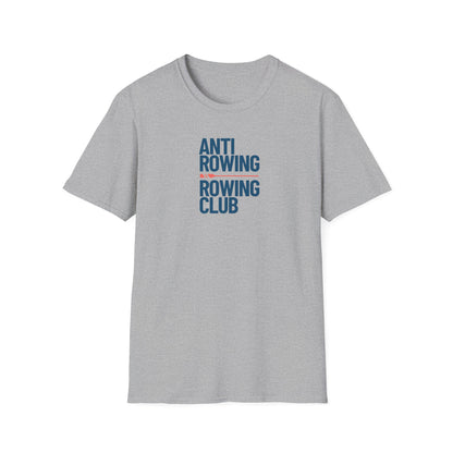 Anti Rowing Rowing Club — Coral Blade Edition | Premium Rowing Tee