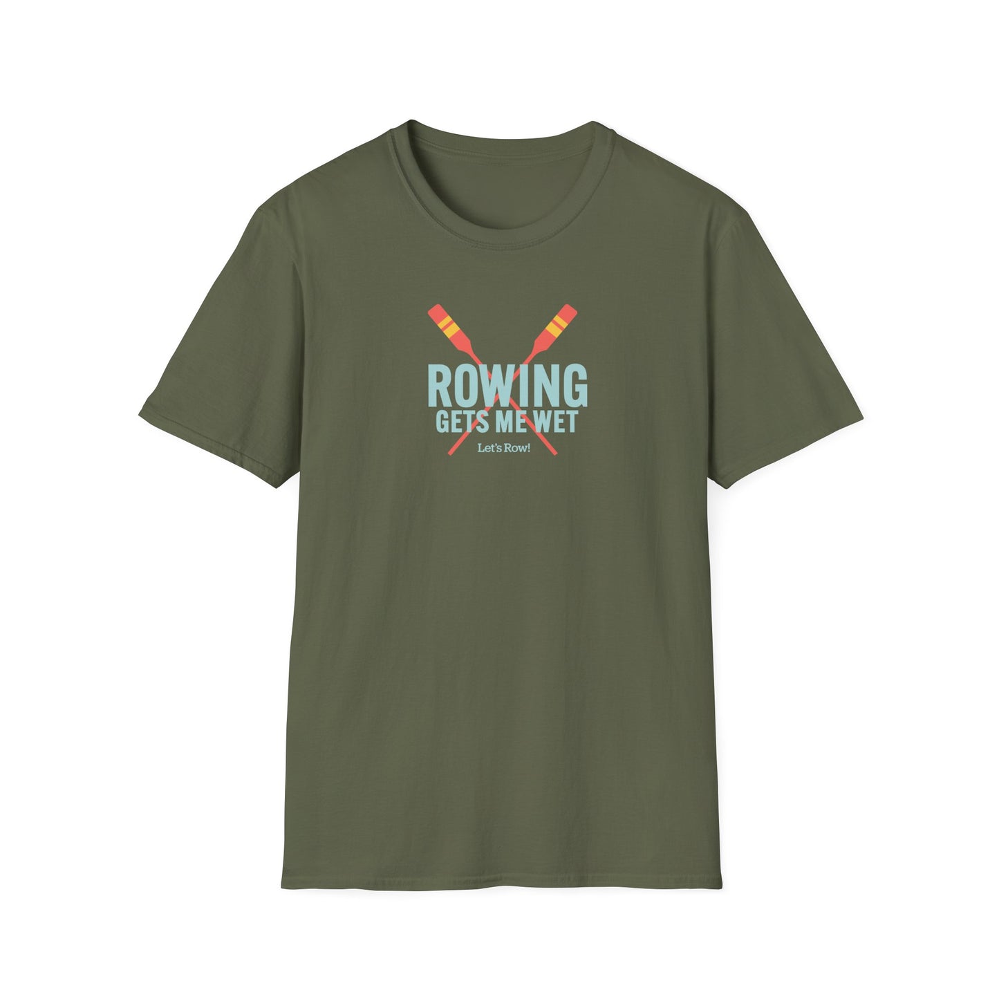Rowing Gets Me Wet | Premium Rowing Tee