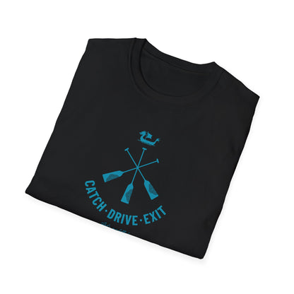 Catch · Drive · Exit | Crossed Paddles Edition | Premium Paddling Tee
