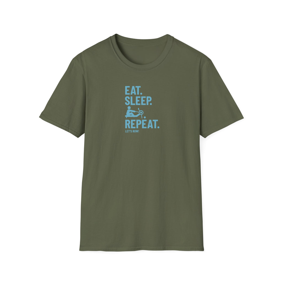 Eat Sleep Erg Repeat — Icon Edition | Premium Rowing Tee - RR
