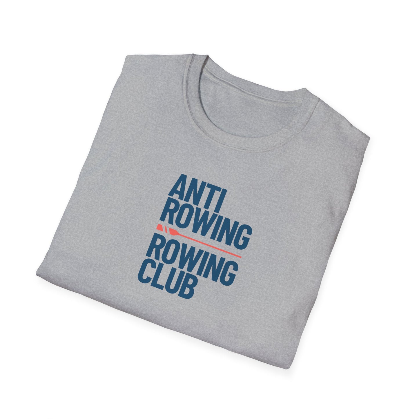 Anti Rowing Rowing Club — Coral Blade Edition | Premium Rowing Tee